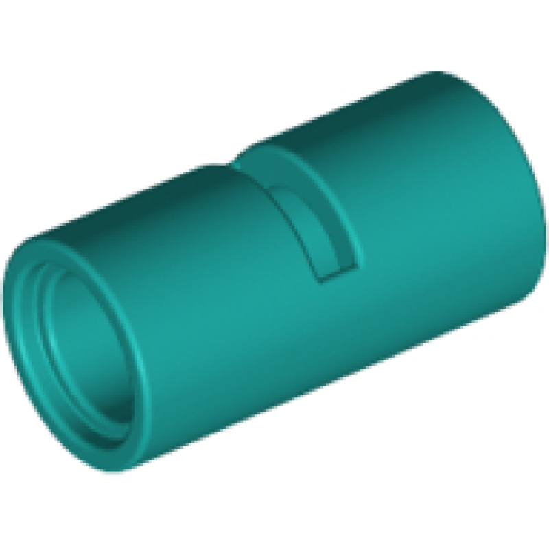 Technic, Pin Koppeling 2L met sleuf Dark Turquoise
