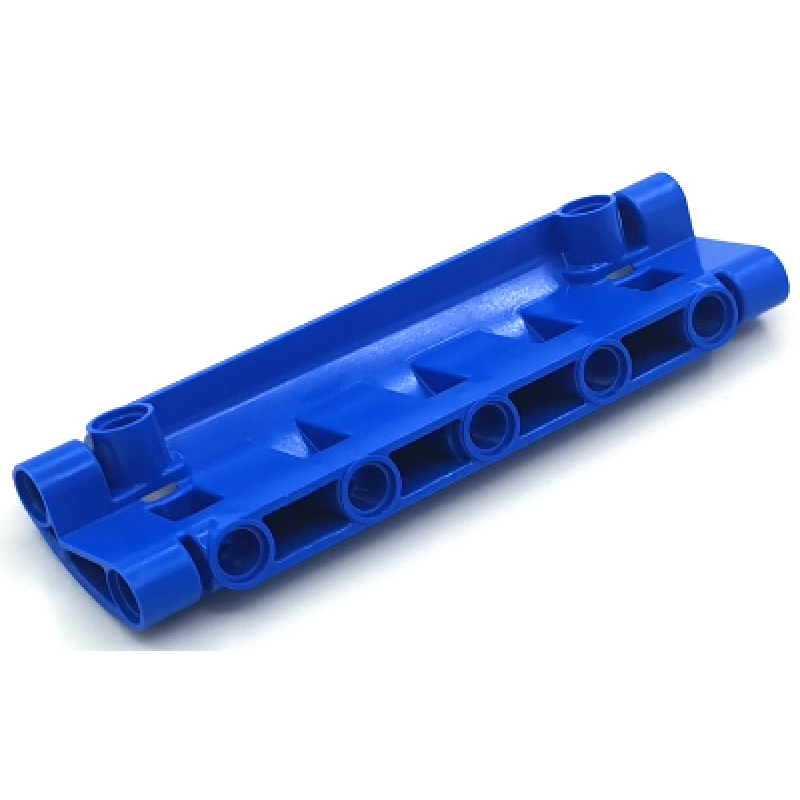 Technic, Paneel Gebogen 11x3 met 2 pin gaten Blue
