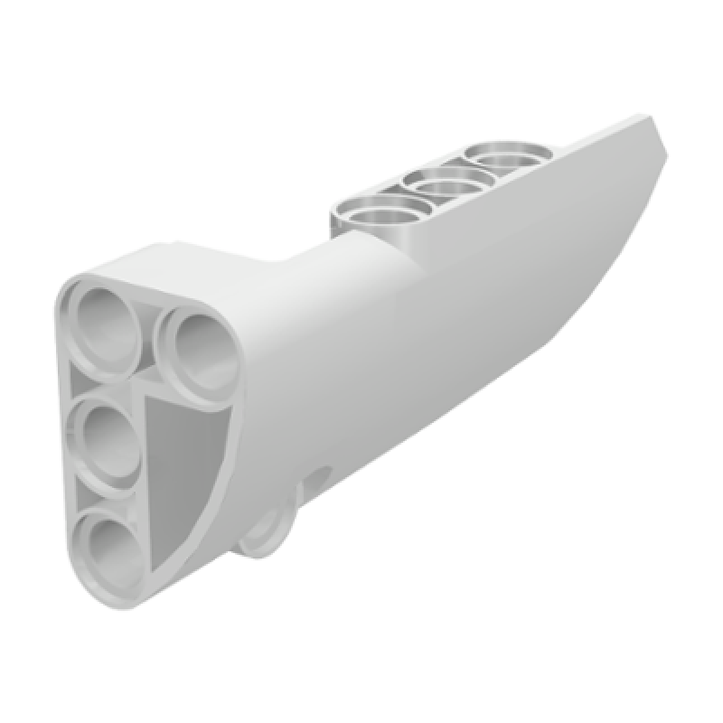 Technic, Paneel Vorm #4 Smal Glad Lang Kant B White