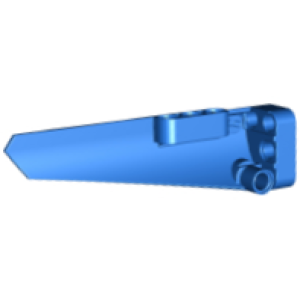 Technic, Paneel Vorm #6 Lang Glad B Kant Blue
