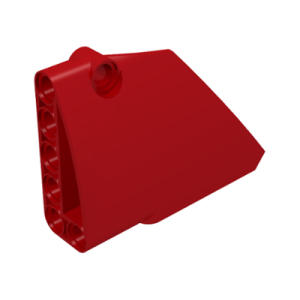 Technic Paneel Vorm #13 Groot Glad Kort Kant A Red