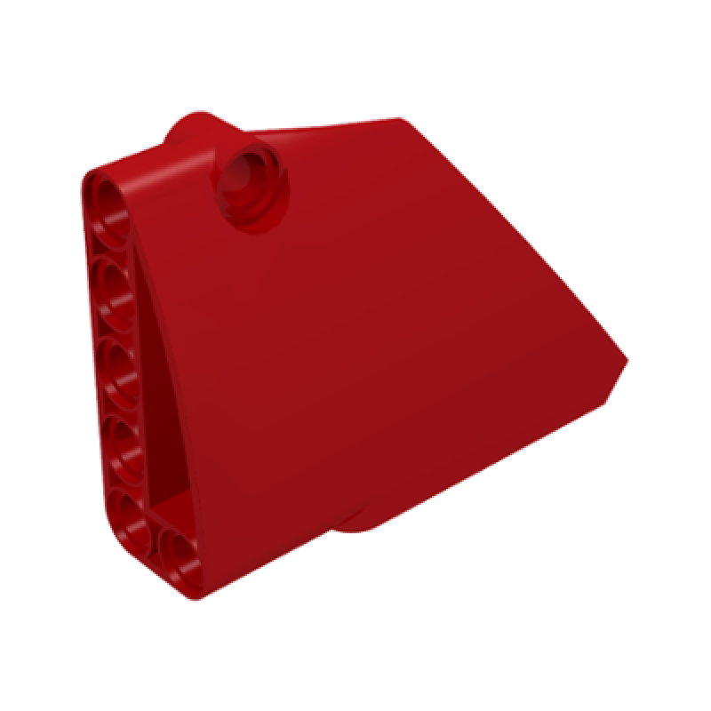 Technic Paneel Vorm #13 Groot Glad Kort Kant A Red