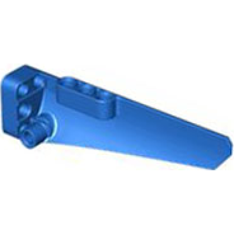 Technic, Paneel Vorm #5 Lang Glad A Kant Blue