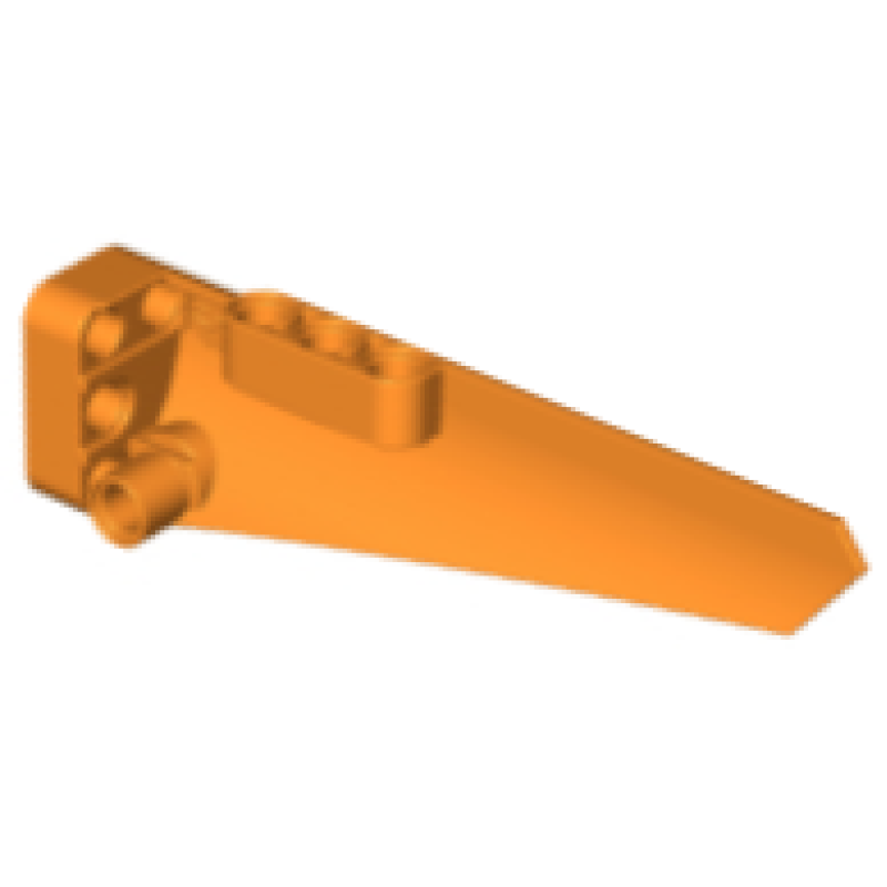 Technic, Paneel Vorm #5 Lang Glad A Kant Orange