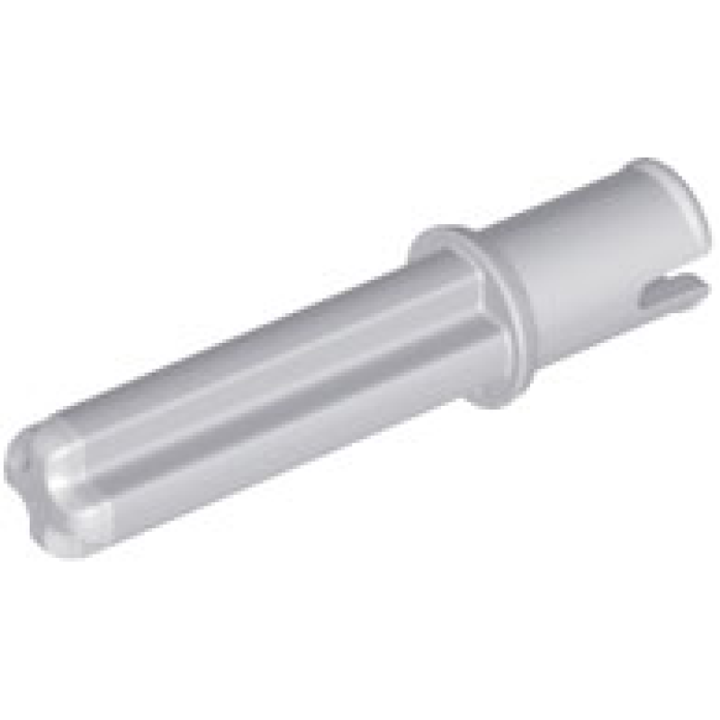 Technic, As 2L met pin glad Light Bluish Gray