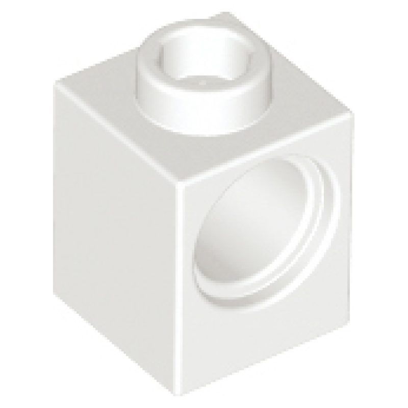 Technic, Steen 1x1 met gat White