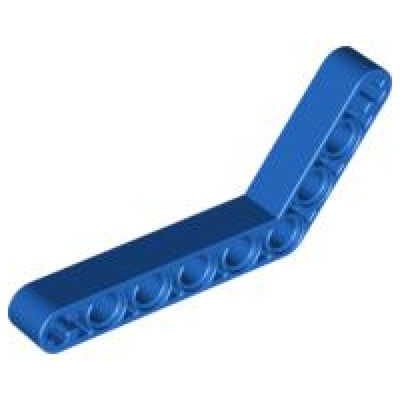 Technic, Hefbalk Aangepast Gebogen Dik 1x9 (6-4) Blue