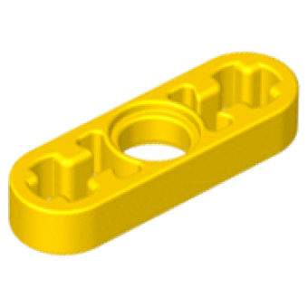 Technic, Hefbalk Dun 1x3 Yellow