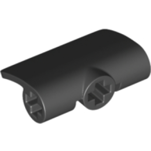 Technic, Paneel Gebogen 2x3x1 Black