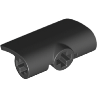 Technic, Paneel Gebogen 2x3x1 Black