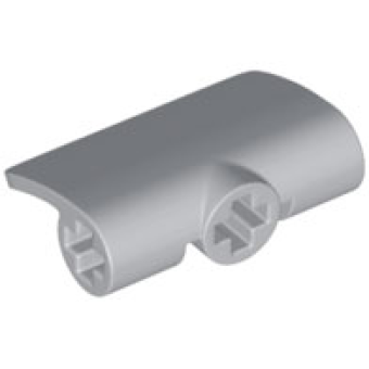 Technic, Paneel Gebogen 2x3x1 Light Bluish Gray