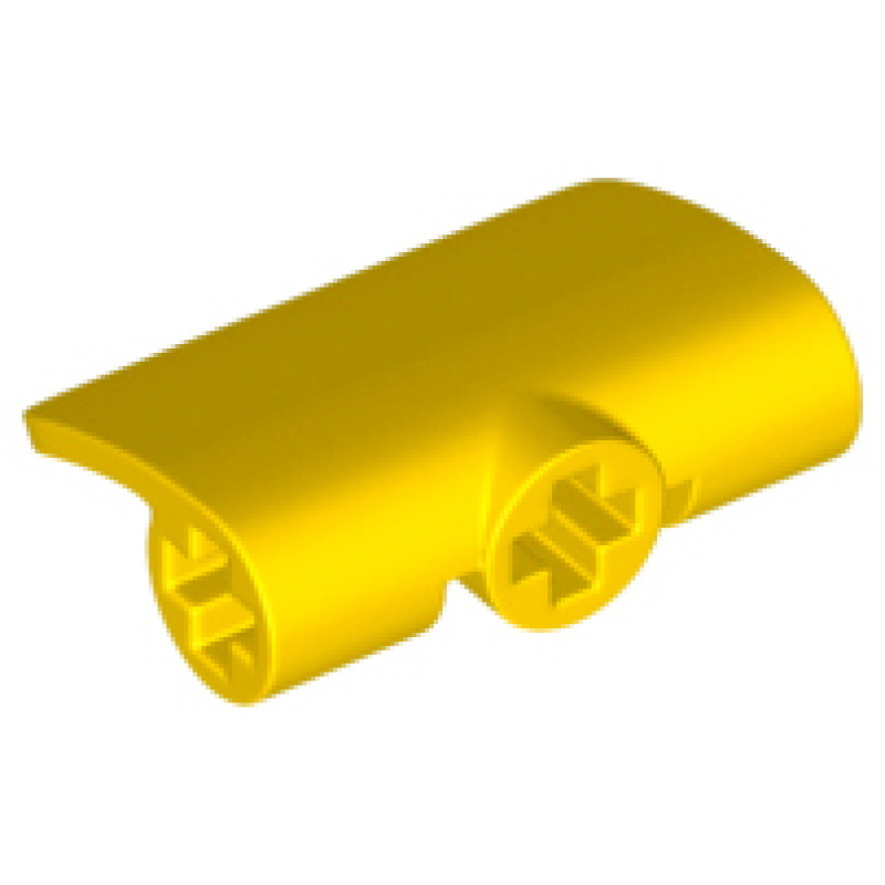 Technic, Paneel Gebogen 2x3x1 Yellow