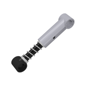 Technic, Schokbreker 6.5L Zachte Veer Light Bluish Gray