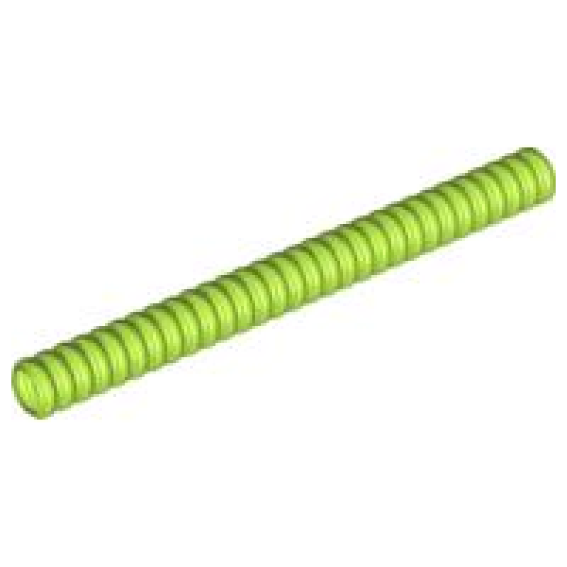 Slang, Geribbeld 7mm D. 10L / 8cm Lime
