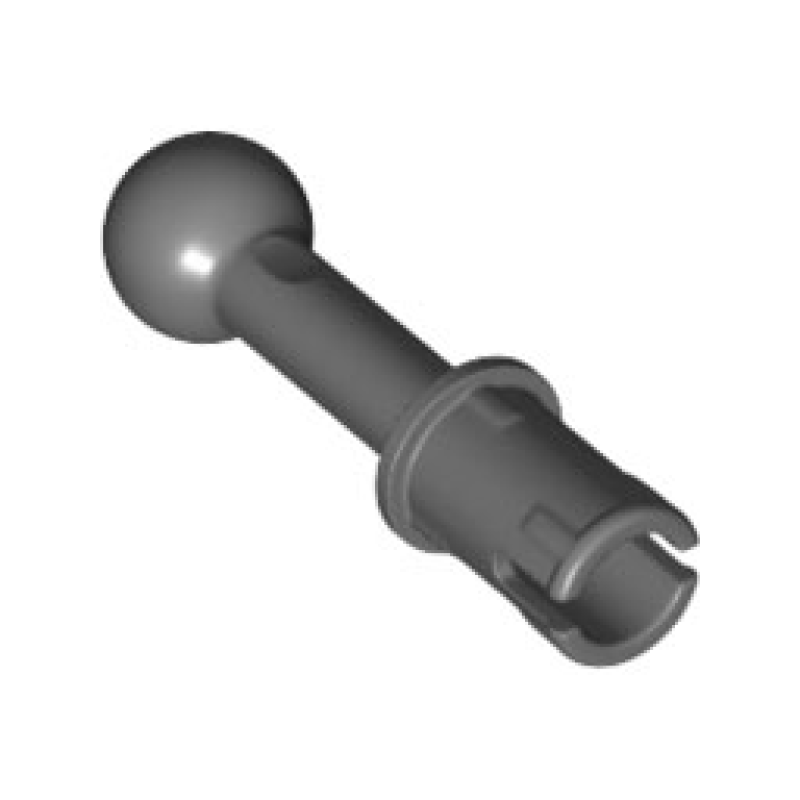 Technic, Pin met staaf en kogel 3L Dark Bluish Gray