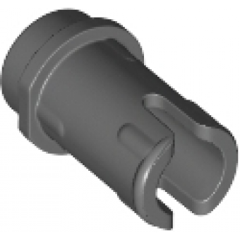 Technic, Pin 1/2 met wrijvingsribbels Dark Bluish Gray