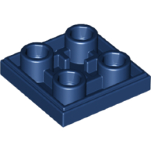 Tegel, Aangepast 2x2 omgekeerd Dark Blue
