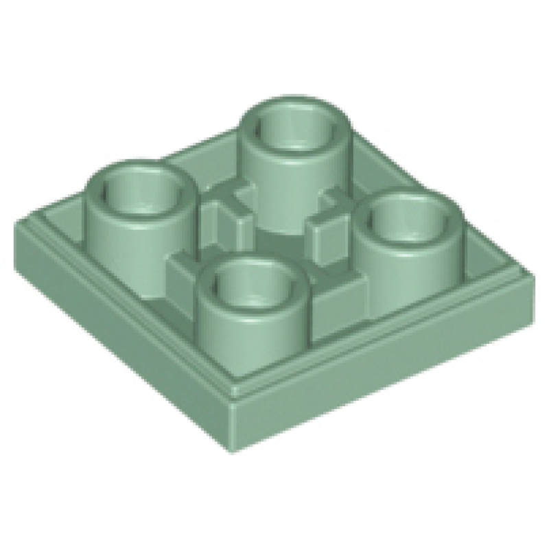 Tegel, Aangepast 2x2 omgekeerd Sand Green