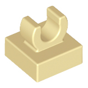 Tegel, Aangepast 1x1 met open clip Tan