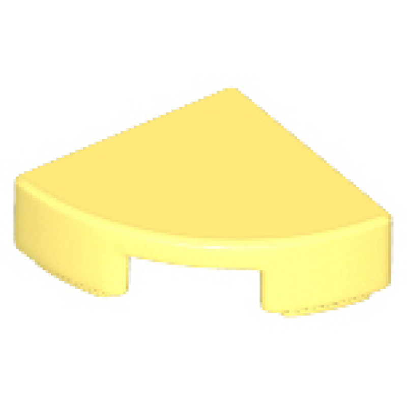 Tegel, Rond 1x1 kwart Bright Light Yellow