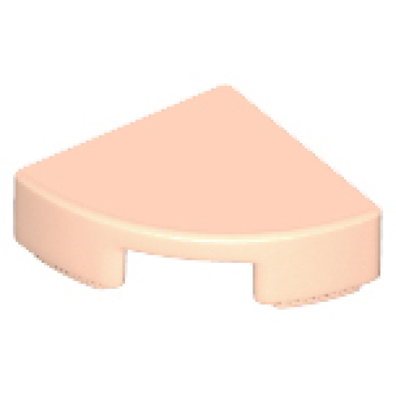 Tegel, Rond 1x1 kwart Light Nougat