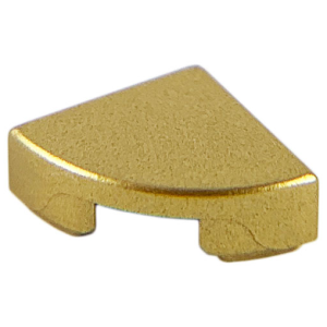 Tegel, Rond 1x1 kwart Metallic Gold