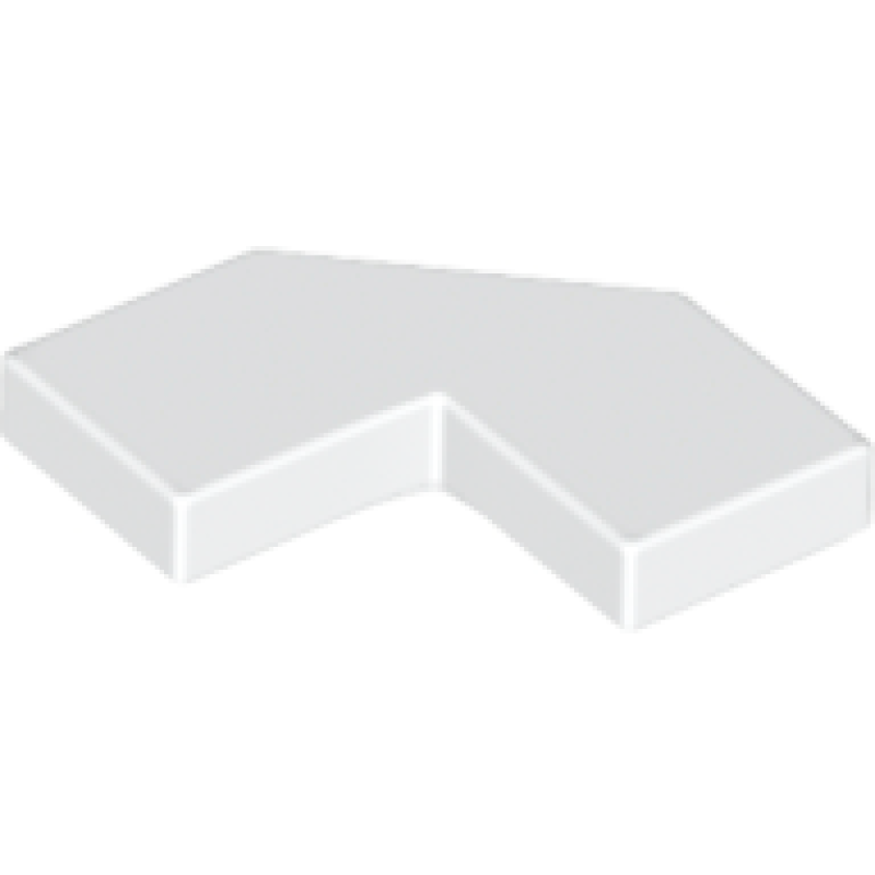 Tegel, Aangepast 2x2 met uitgesneden hoek White