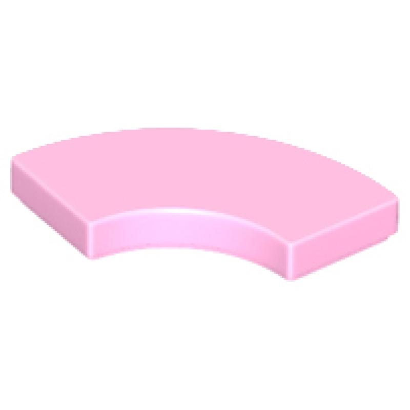 Tegel, Rond Hoek 2x2 Macaroni Bright Pink