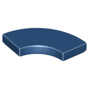 Tegel, Rond Hoek 2x2 Macaroni Dark Blue