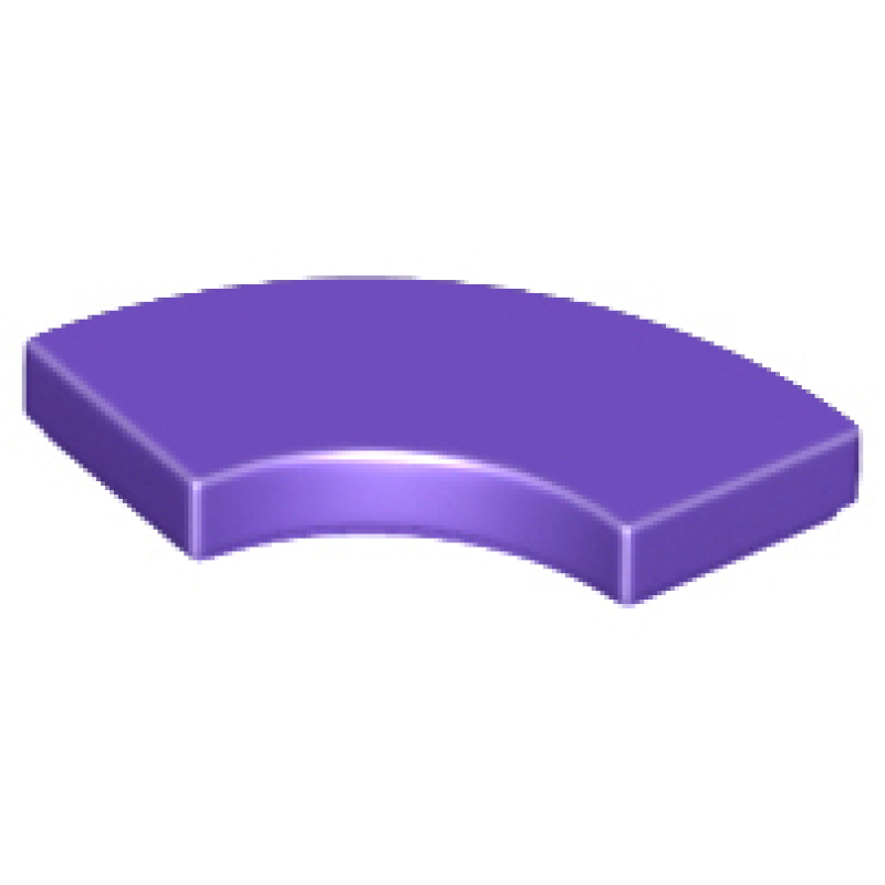 Tegel, Rond Hoek 2x2 Macaroni Dark Purple