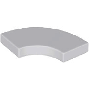 Tegel, Rond Hoek 2x2 Macaroni Light Bluish Gray