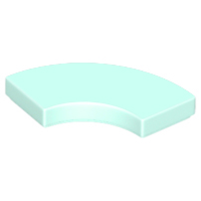Tegel, Rond Hoek 2x2 Macaroni Light Aqua