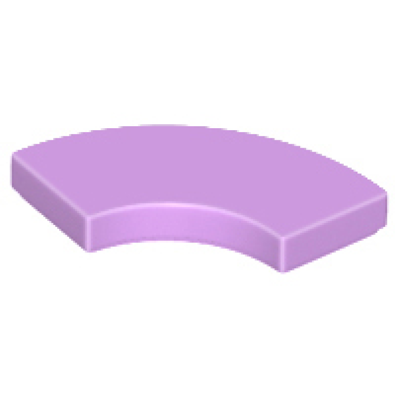 Tegel, Rond Hoek 2x2 Macaroni Medium Lavender
