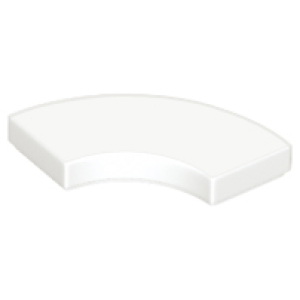 Tegel, Rond Hoek 2x2 Macaroni White