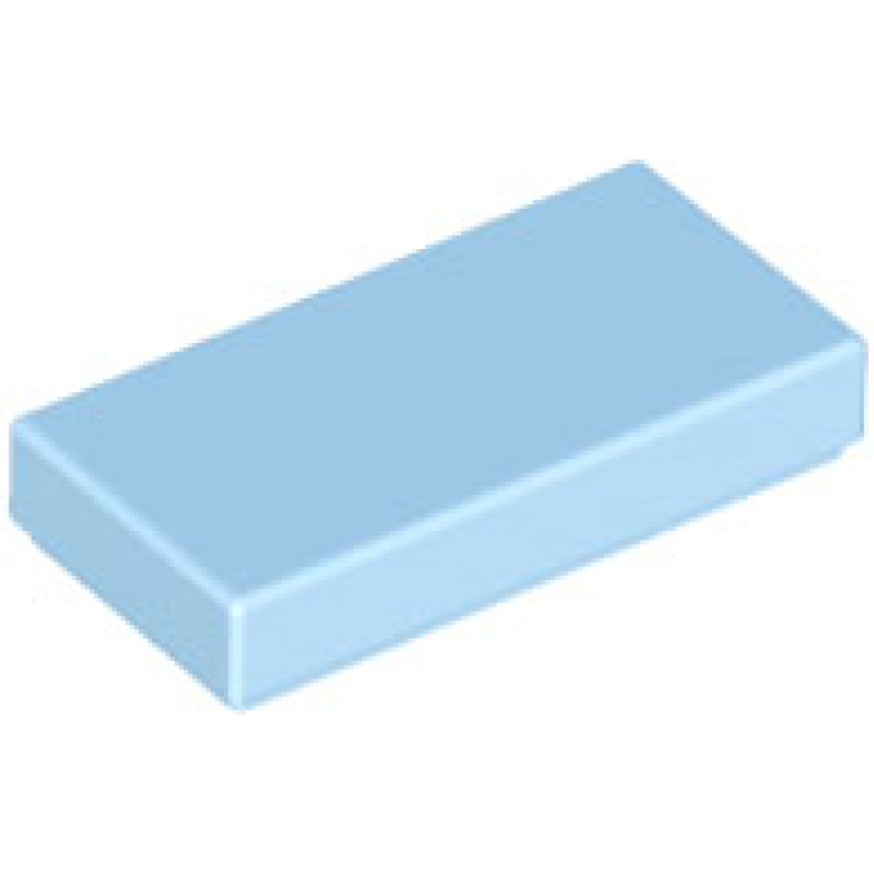 Tegel 1x2 Bright Light Blue