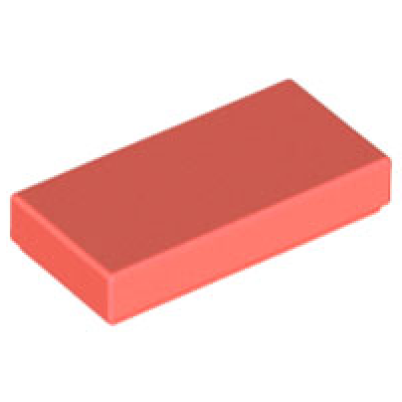 Tegel 1x2 Coral