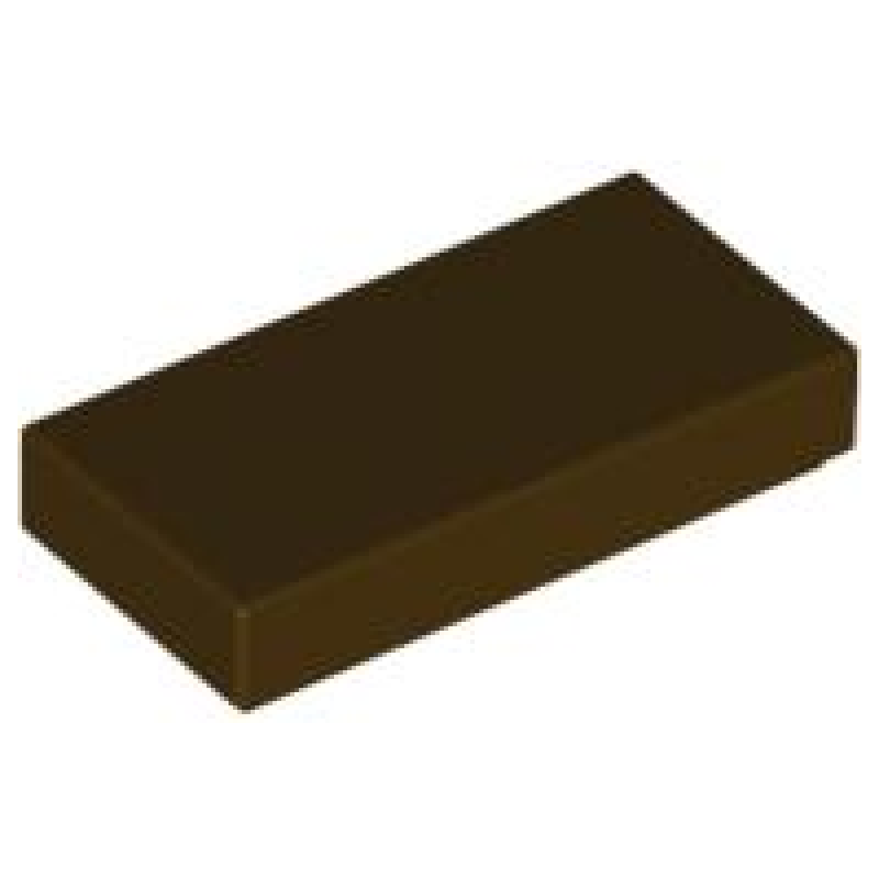Tegel 1x2 Dark Brown