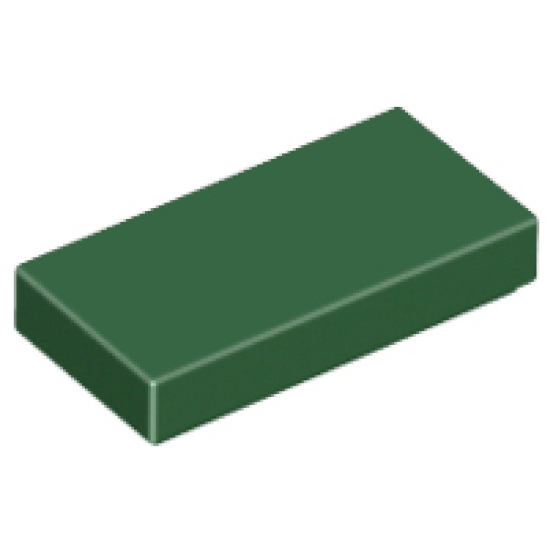 Tegel 1x2 Dark Green