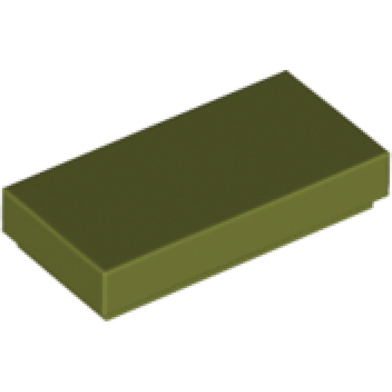 Tegel 1x2 Olive Green