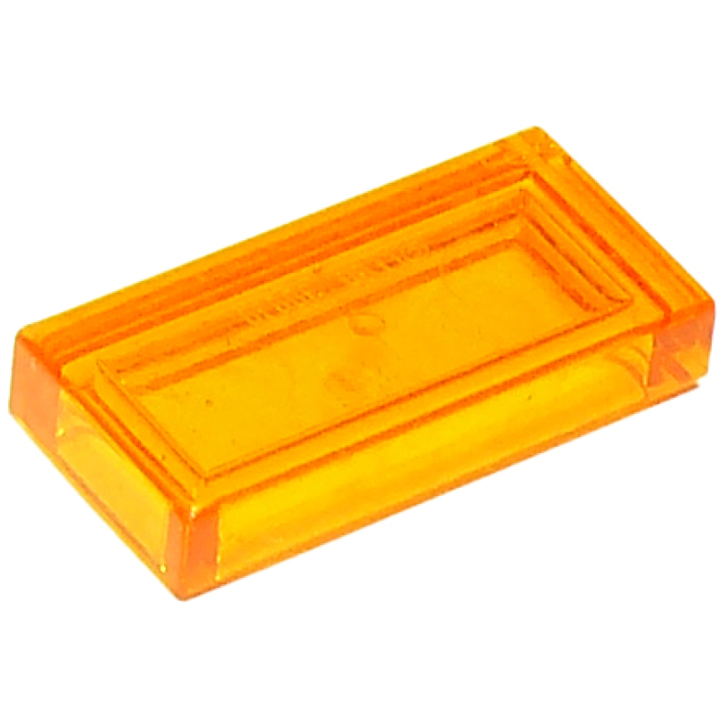 Tegel 1x2 Trans Orange