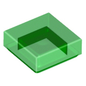 Tegel 1x1 Trans Green