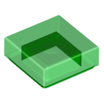 Tegel 1x1 Trans Green