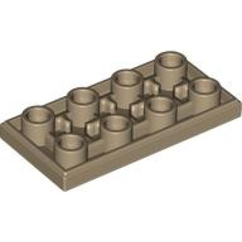 Tegel, Aangepast 2x4 omgekeerd Dark Tan