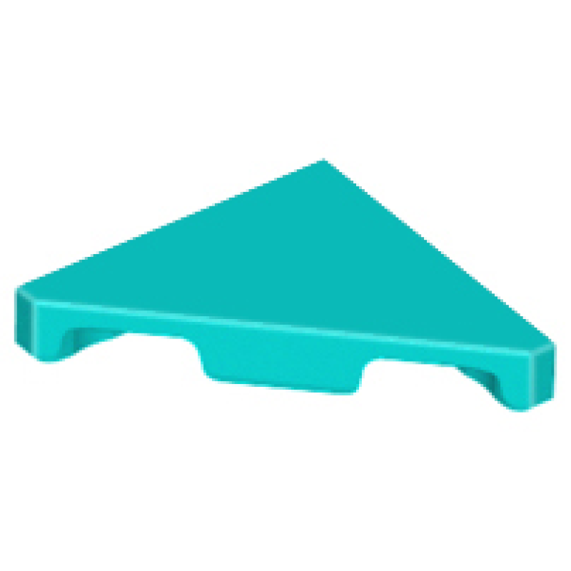 Tegel, Aangepast 2x2 driehoek Dark Turquoise