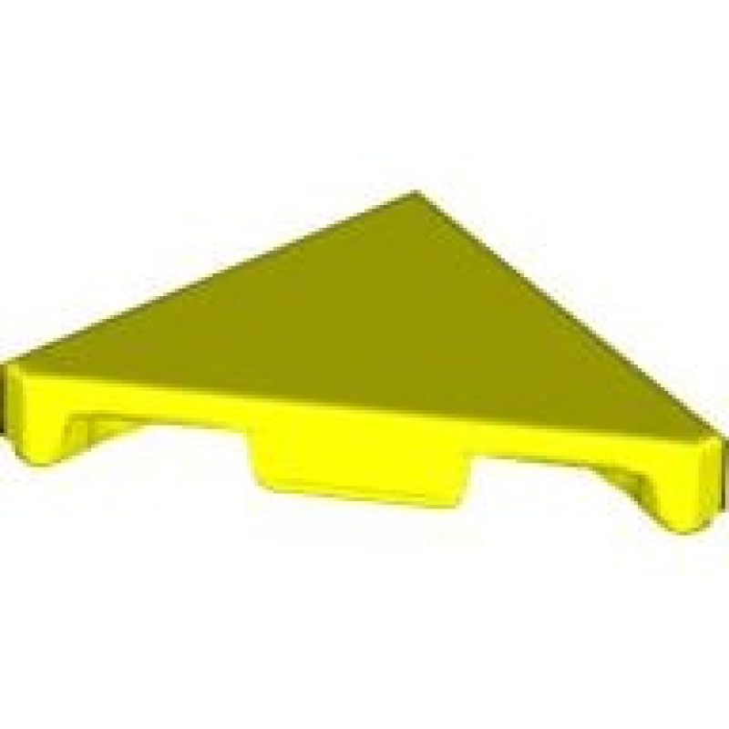 Tegel, Aangepast 2x2 driehoek Neon Yellow