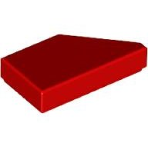 Tegel, Aangepast 1x2 wig links Red