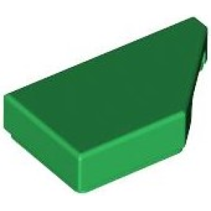 Tegel, Aangepast 1x2 wig rechts Green