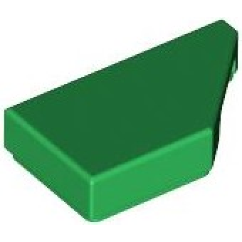 Tegel, Aangepast 1x2 wig rechts Green