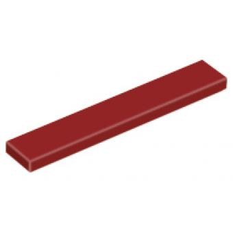 Tegel 1x6 Dark Red