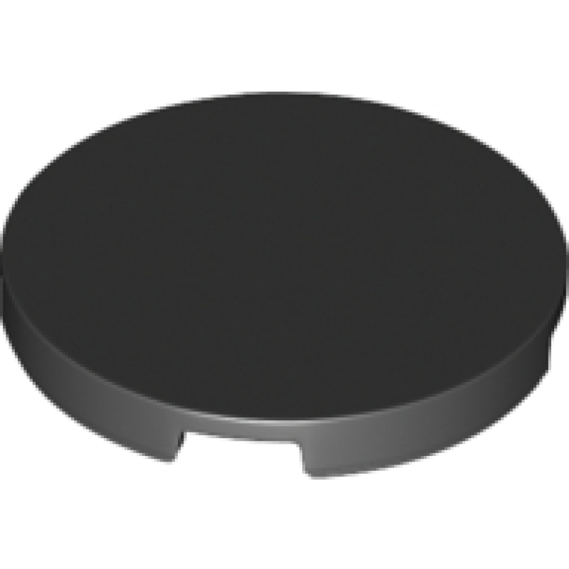 Tegel, Rond 3x3 Black
